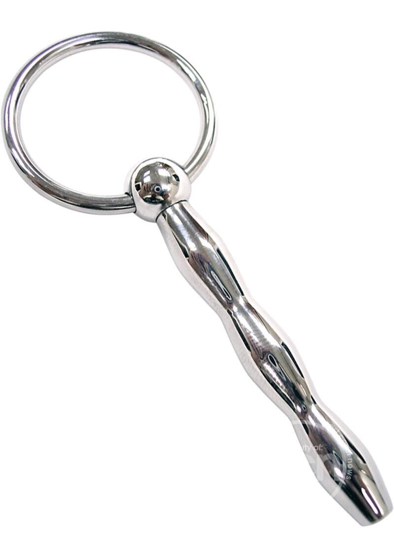ROUGE RIBBED URETHRAL PROBE STAINLESS STEEL