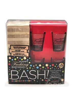 HAPPY F'N BIRTHDAY BASH DRINK GAME