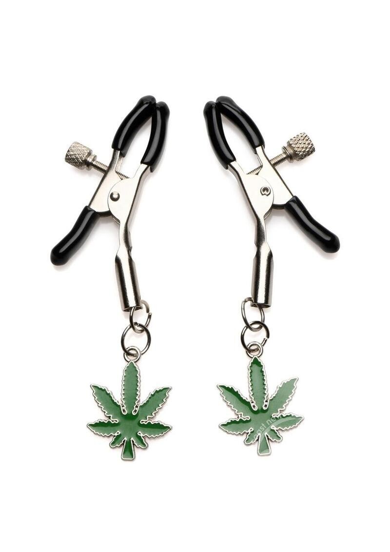 CHARMED MARY JANE NIPPLE CLAMPS GREEN