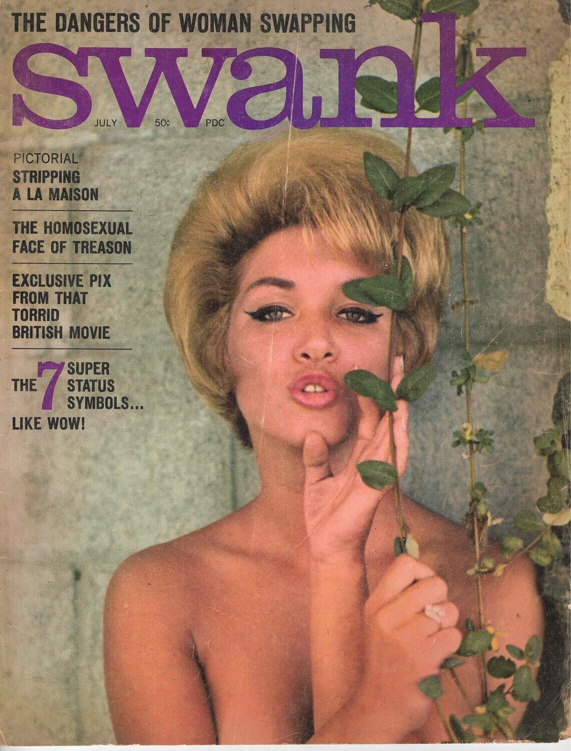 SWANK: THE DANGERS OF WOMAN SWAPPING JULY 1964 VOL 11 NO 3