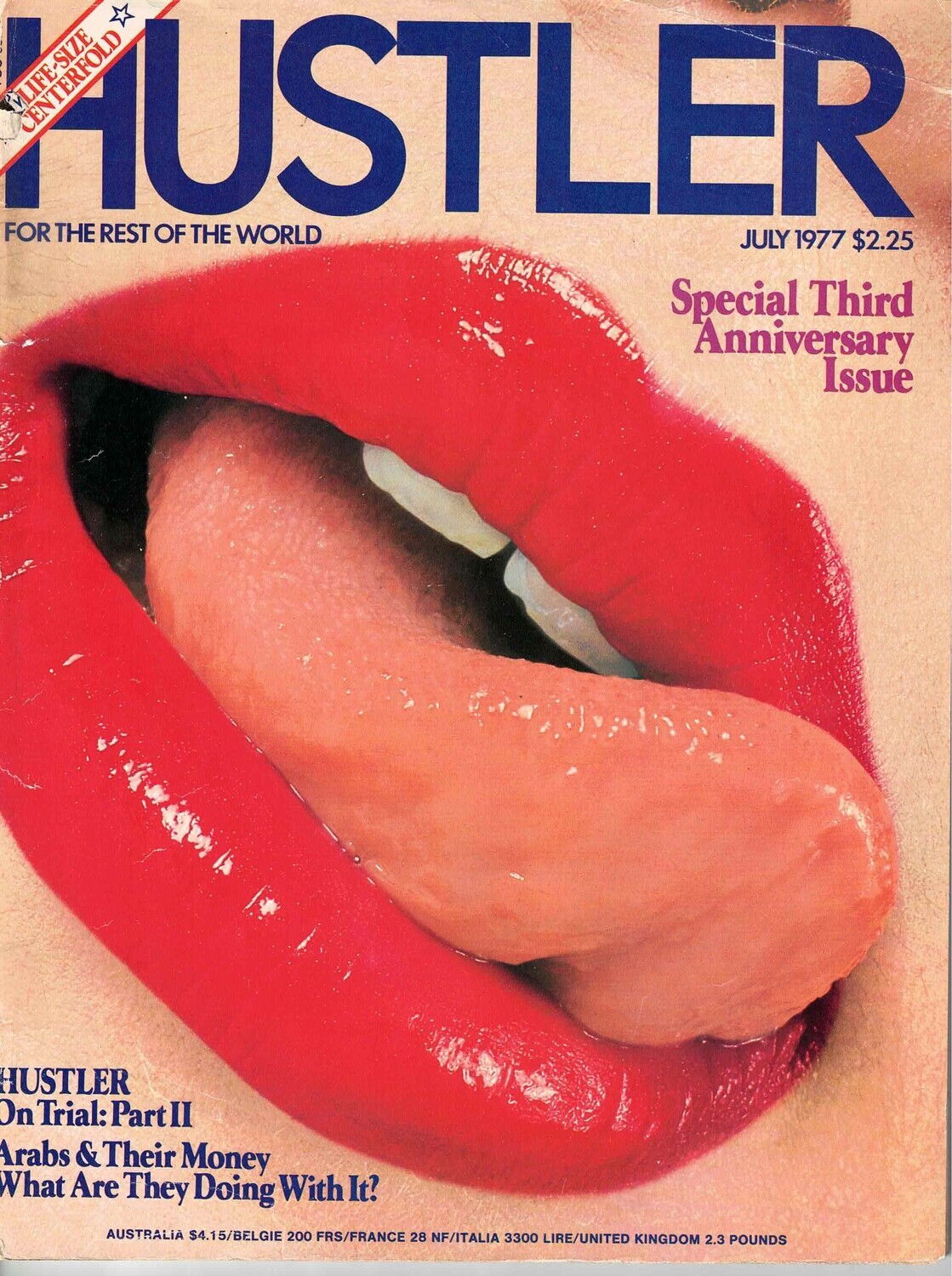 HUSTLER: FOR THE REST OF THE WORLD JULY 1977