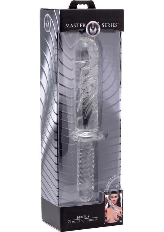 MASTER SERIES  BRUTUS GLASS DILDO THRUSTER