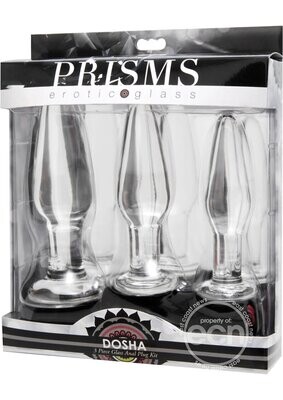 PRISMS DOSHA 3PC GLASS PLUG KIT