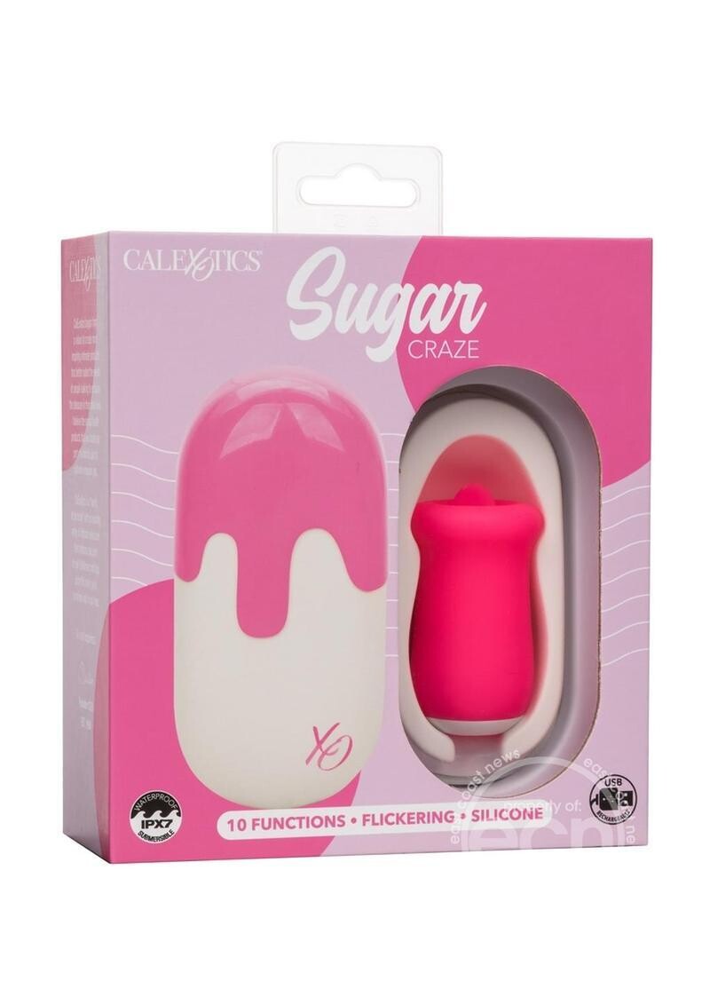 SUGAR CRAZE SILICONE RECHARGEABLE CLITORAL STIMULATOR
