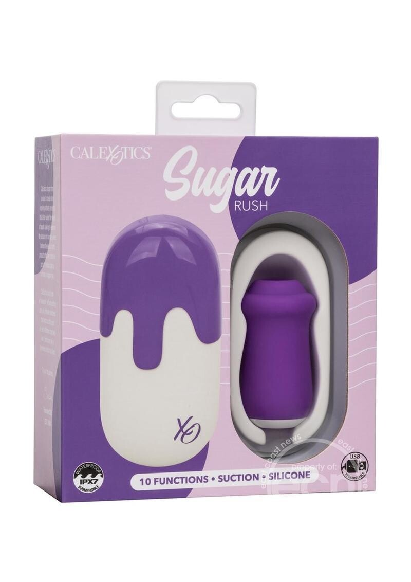 SUGAR RUSH RECHARGEABLE SILICONE CLITORAL STIMULATOR