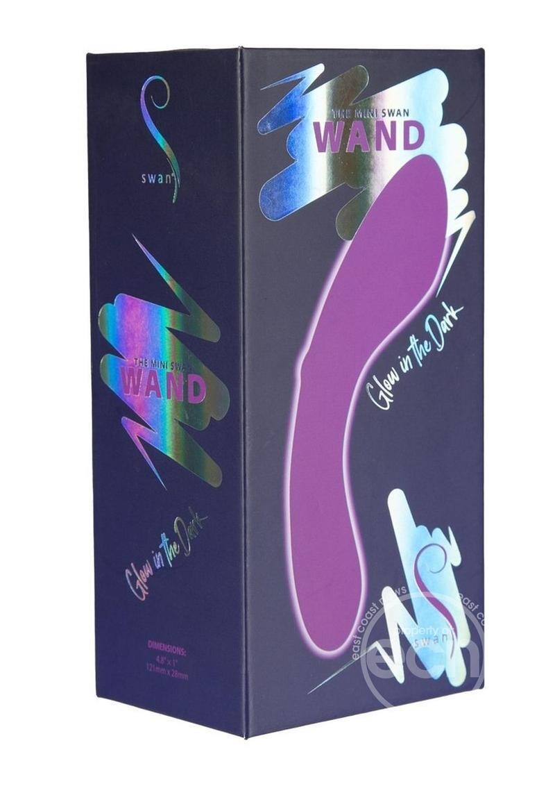 SWAN MINI SWAN WAND PURPLE GLOW IN THE DARK