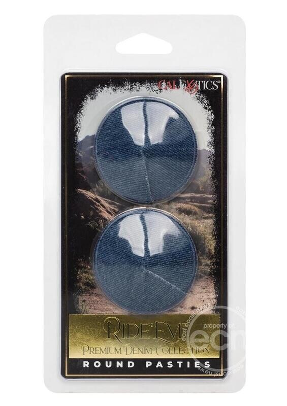 RIDE 'EM PREMIUM DENIM COLLECTION ROUND PASTIES