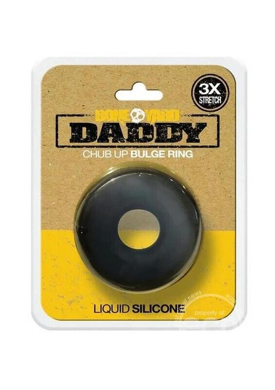 BONEYARD SILICONE DADDY RING BLACK