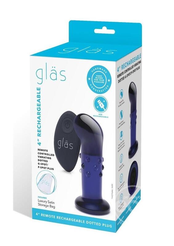 GLAS REMOTE CONTROLLED VIBRATING G/P SPOT PLUG