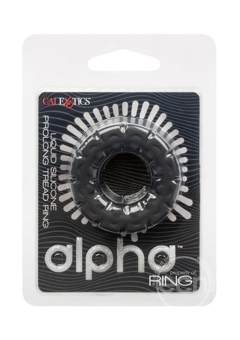 ALPHA LIQUID SILICONE PROLONG TREAD COCK RING