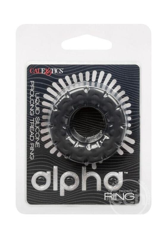 ALPHA LIQUID SILICONE PROLONG TREAD COCK RING