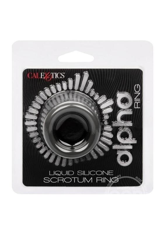 ALPHA LIQUID SILICONE SCROTUM RING GRAY