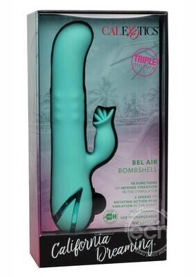 CALIFORNIA DREAMING BEL AIR BOMBSHELL SILICONE RECHARGEABLE VIBRATOR