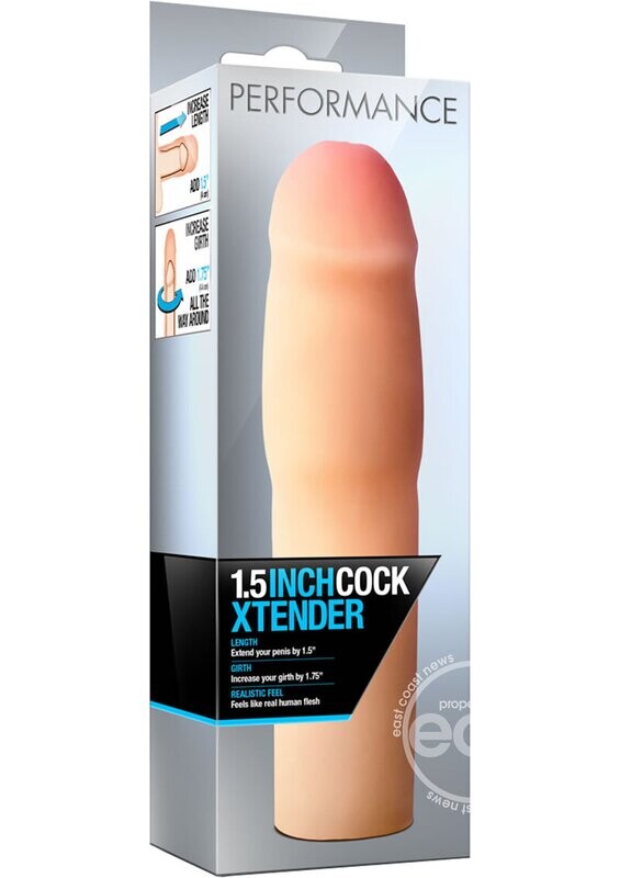 PERFORMANCE COCK EXTENDER 1.5 INCH , Color: FLESH