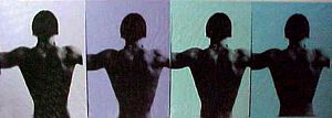 POSTER - Christopher Makos: BACK 2 BACK BLUE/GRAY