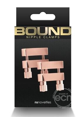 BOUND NIPPLE CLAMPS V1 ROSE GOLD