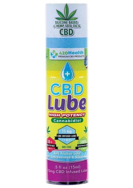 420 HEALTH SILICONE BASE INFUSED CBD LUBRICANT