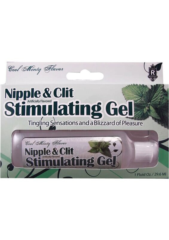 NIPPLE AND CLIT STIMULATING GEL TINGLING MINT 1oz
