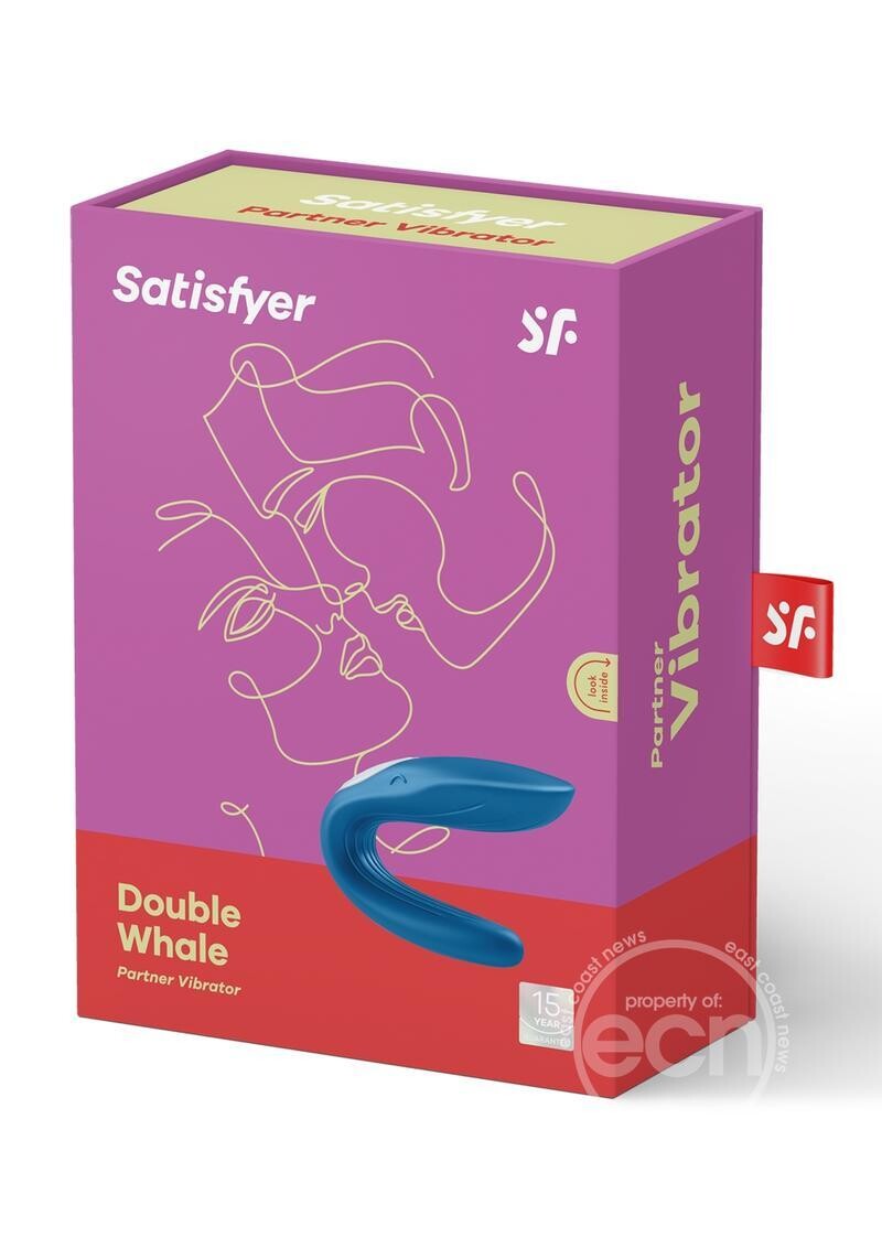SATISFYER DOUBLE WHALE COUPLS VIBRATOR (DISC.)