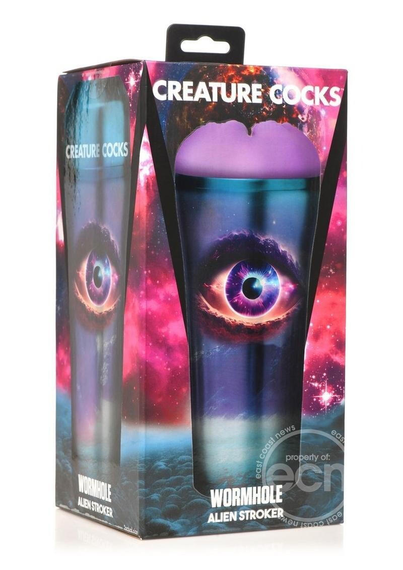 Creature Cocks Wormhole Alien Stroker Purple & Black