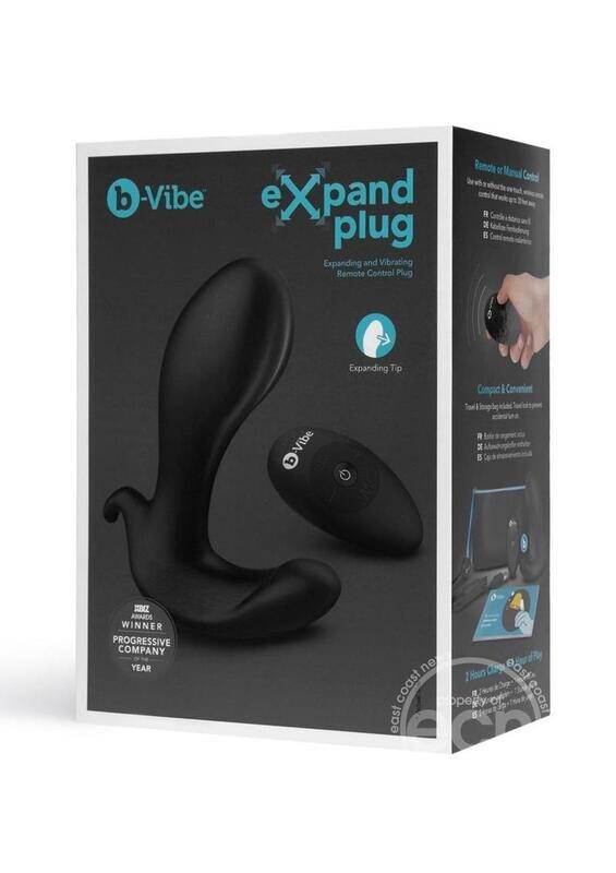 B VIBE EXPANDING PLUG BLACK