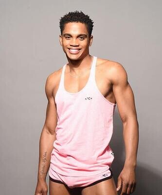 ANDREW CHRISTIAN COTTON CANDY TANK