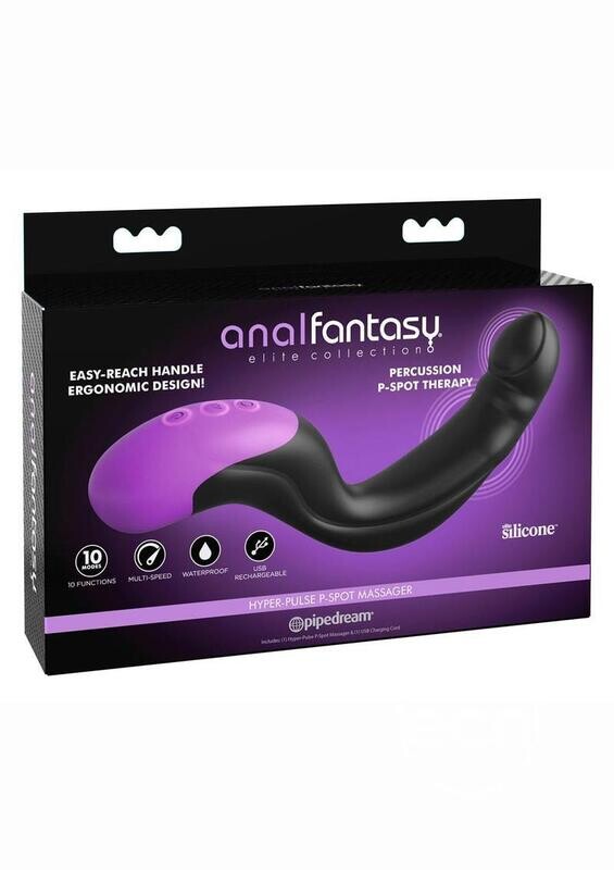 ANAL FANTASY ELITE HYPER PULSE SILICONE P SPOT MASSAGER