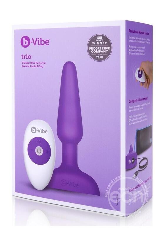 B-VIBE TRIO PLUG PURPLE
