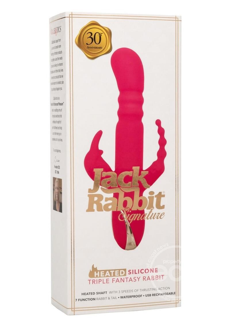 JACK RABBIT SIGNATURE HEATED TRIPLE RABBIT PINK