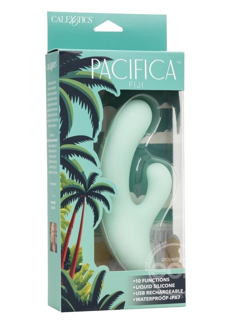 PACIFICA FIJI GREEN SILICONE VIBRATOR