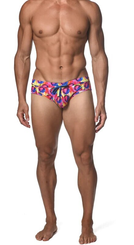 ST33LE FUCHSIA & ROYAL HEX FREESTYLE SWIM BRIEF