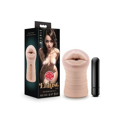 ENLUST NICOLE MOUTH STROKER WITH VIBRATING BULLET