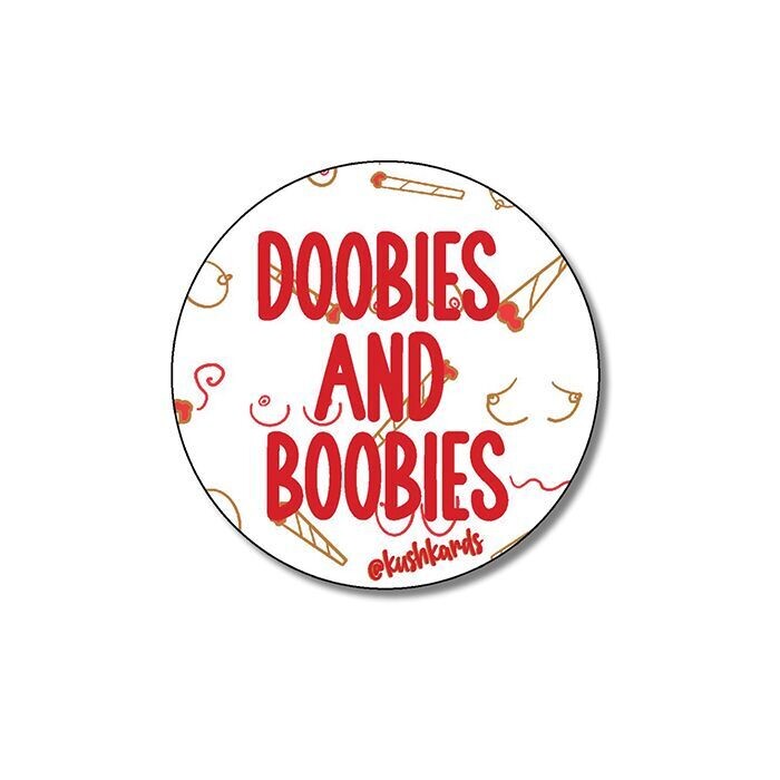 DOOBIES AND BOOBIES STICKER