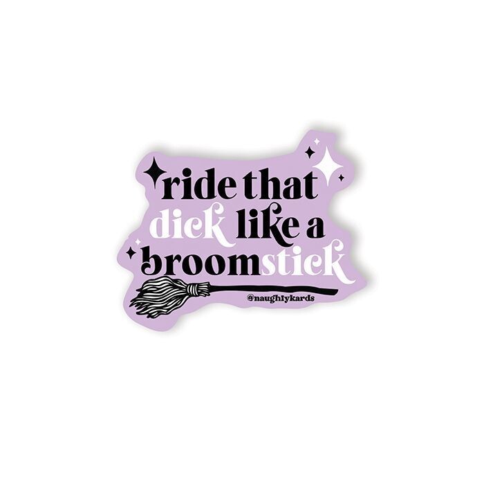 BROOMSTICK STICKER
