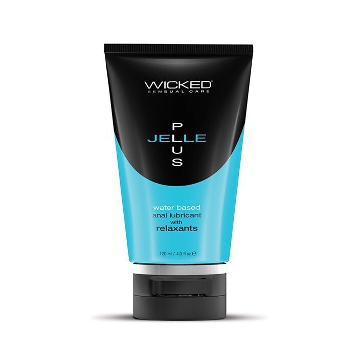 WICKED JELLE PLUS WATER BASED ANAL LUBRICANT WITH RELAXANTS