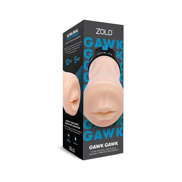 ZOLO GAWK GAWK DEEP THROAT VIBRATING MATURBATOR