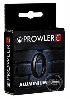 PROWLER RED ALUMINUM COCK RING, Color: BLACK, Size: 40MM