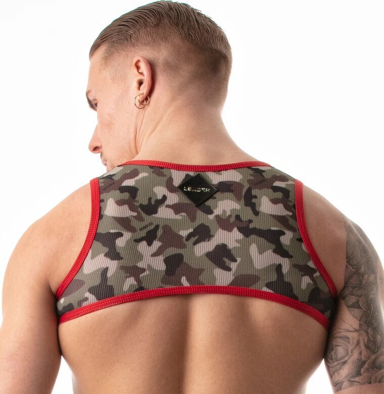 LEADER CAMO WARRIOR HARNESS RED