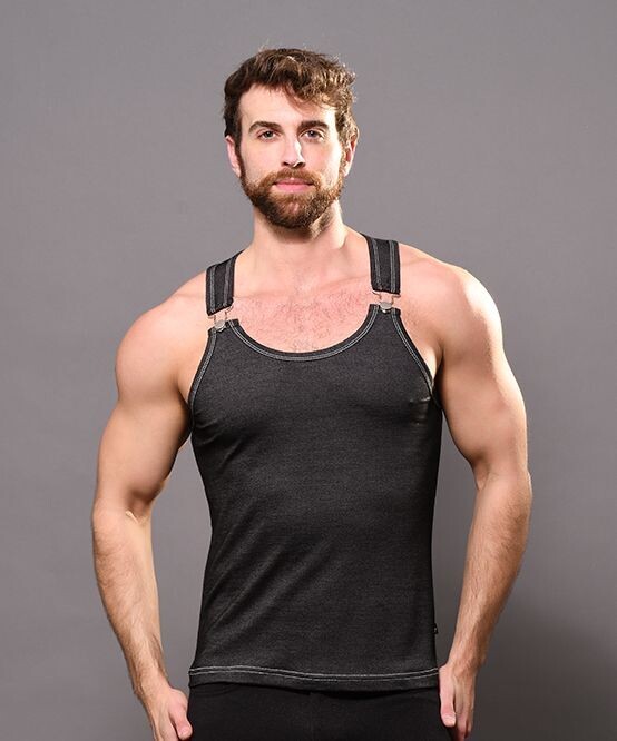 ANDREW CHRISTIAN OVERALL CLIP TANK