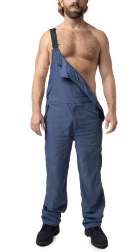 NASTY PIG AXLE OVERALL PANT DENIM BLUE, Size: SMALL