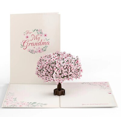 LOVEPOP TO MY GRANDMA CHERRY BLOSSOM TREE POP-UP CARD