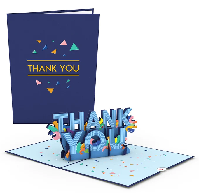 LOVEPOP CONFETTI THANK YOU POP-UP CARD