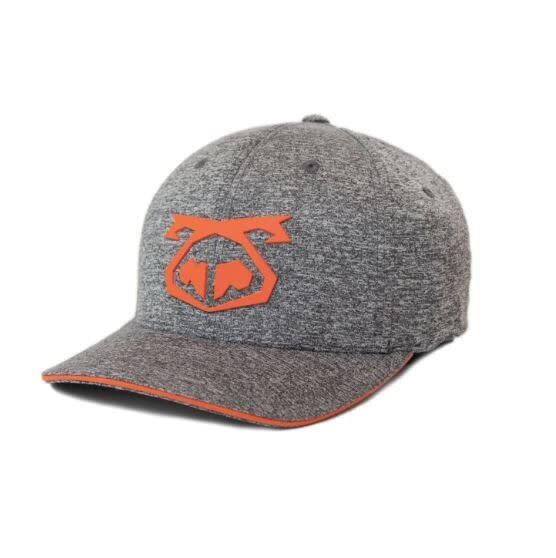 NASTY PIG STATIC SNOUT 2 TONE CAP-STATIC GREY/FLAME ORANGE