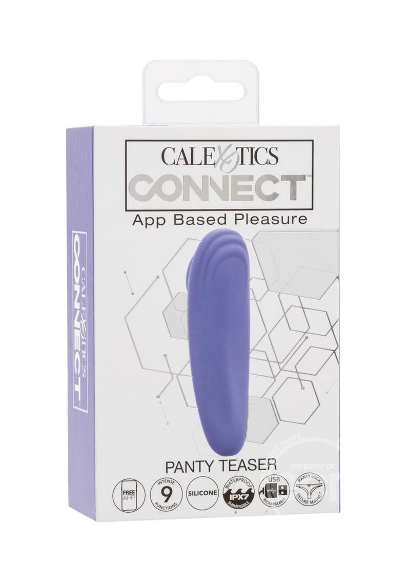 CALEXOTICS CONNECT PANTY TEASER SILICONE APP COMPATIBLE PANTY VIBRATOR