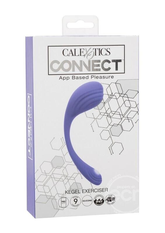 CALEXOTICS CONNECT KEGEL EXERCISER SILICONE APP COMPATIBLE STIMULATOR