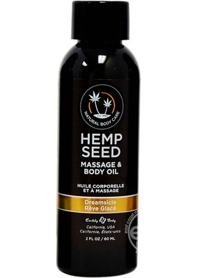 EARTHLY BODY HEMP SEED MASSAGE AND BODY OIL 2oz