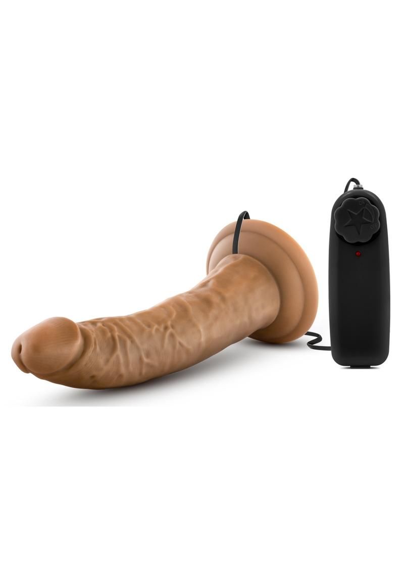 DR SKIN DR DAVE VIBE WITH SUCTION 7", Color: MOCHA