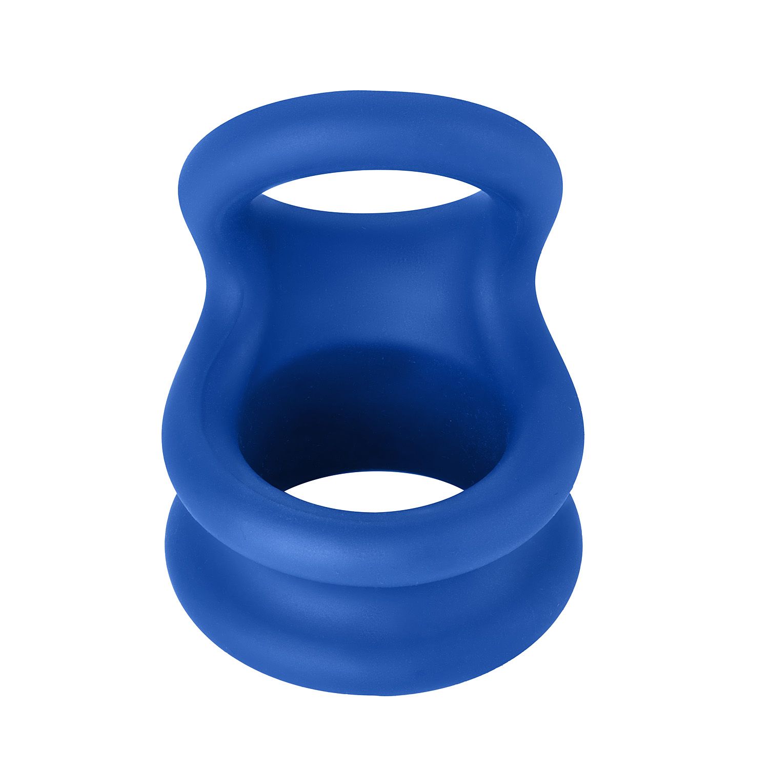 FORTO F-20 COCK & BALL DOUBLE RING LARGE 60/77MM, Color: BLUE