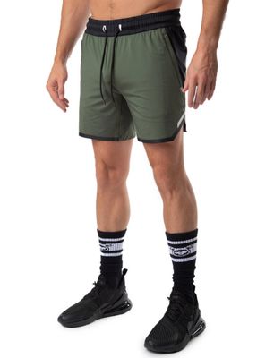 NASTY PIG GRIND RUGBY SHORT ARMY GREEN