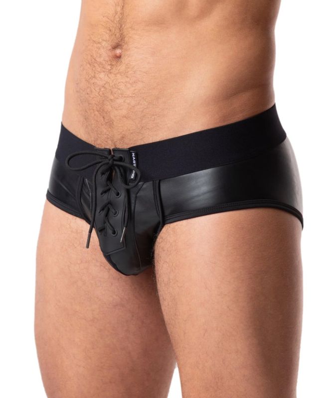 NASTY PIG SURGE BRIEF BLACK